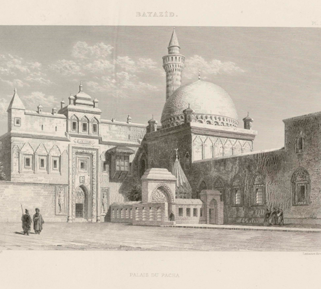 Ishak Pasha Palace, texier